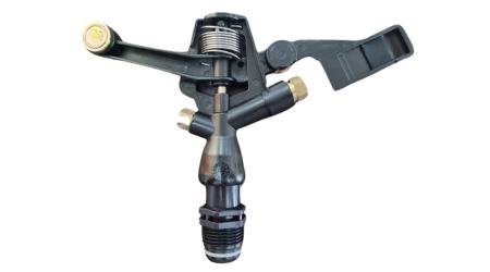 Aspersor Tipo Macho de 3/4″ con Boquilla de Bronce y Hoja de Metal para Mejor Balance con Radio de 14.6 a 17.6 metros