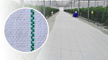 Rollo de Malla Antimaleza o Antihierba GROUNDCOVER de 4 m de Ancho COLOR BLANCO. Precio exclusivo online